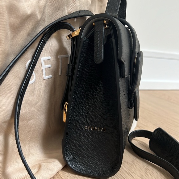 Senreve Pebbled Mini Alunna (Black) - Picture 3 of 9